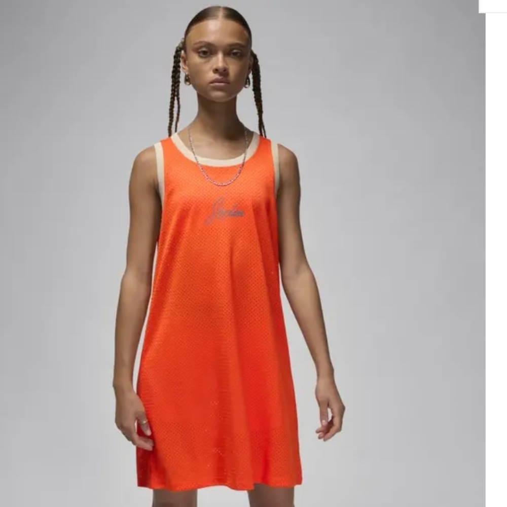 Jordan Heritage Dress in Orange